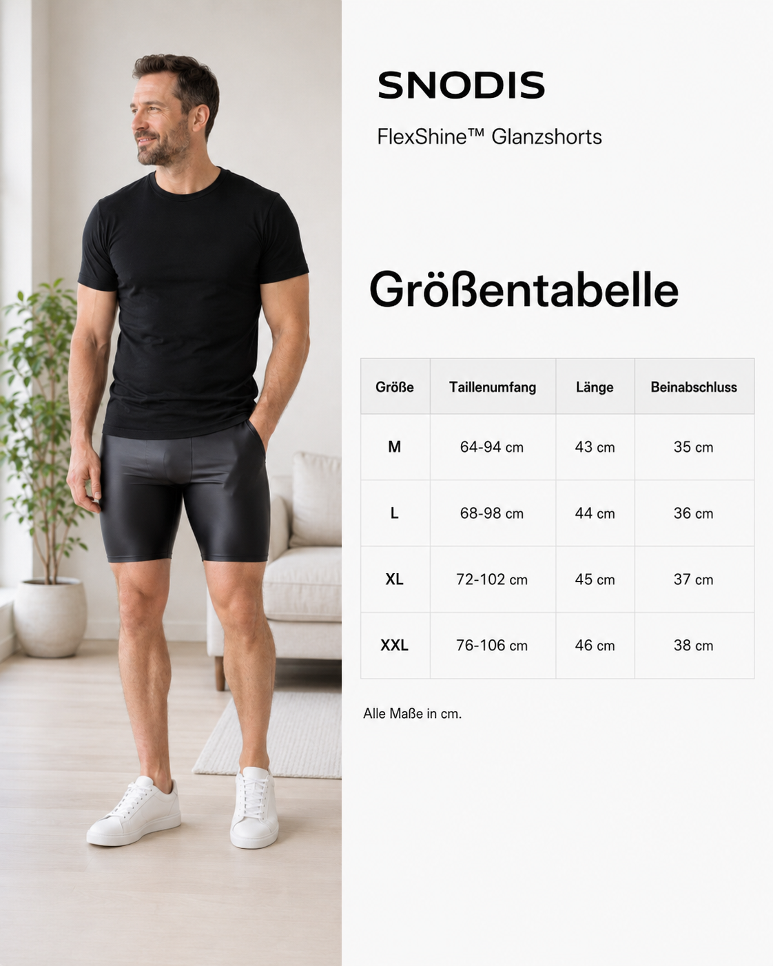 FlexShine™ Glanzshorts