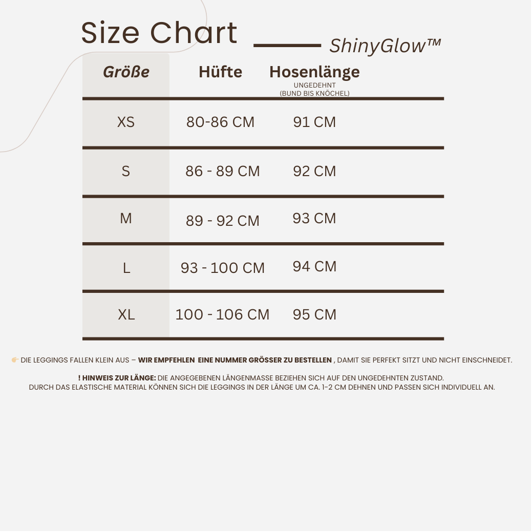 ShinyGlow™ Kunstlederleggings