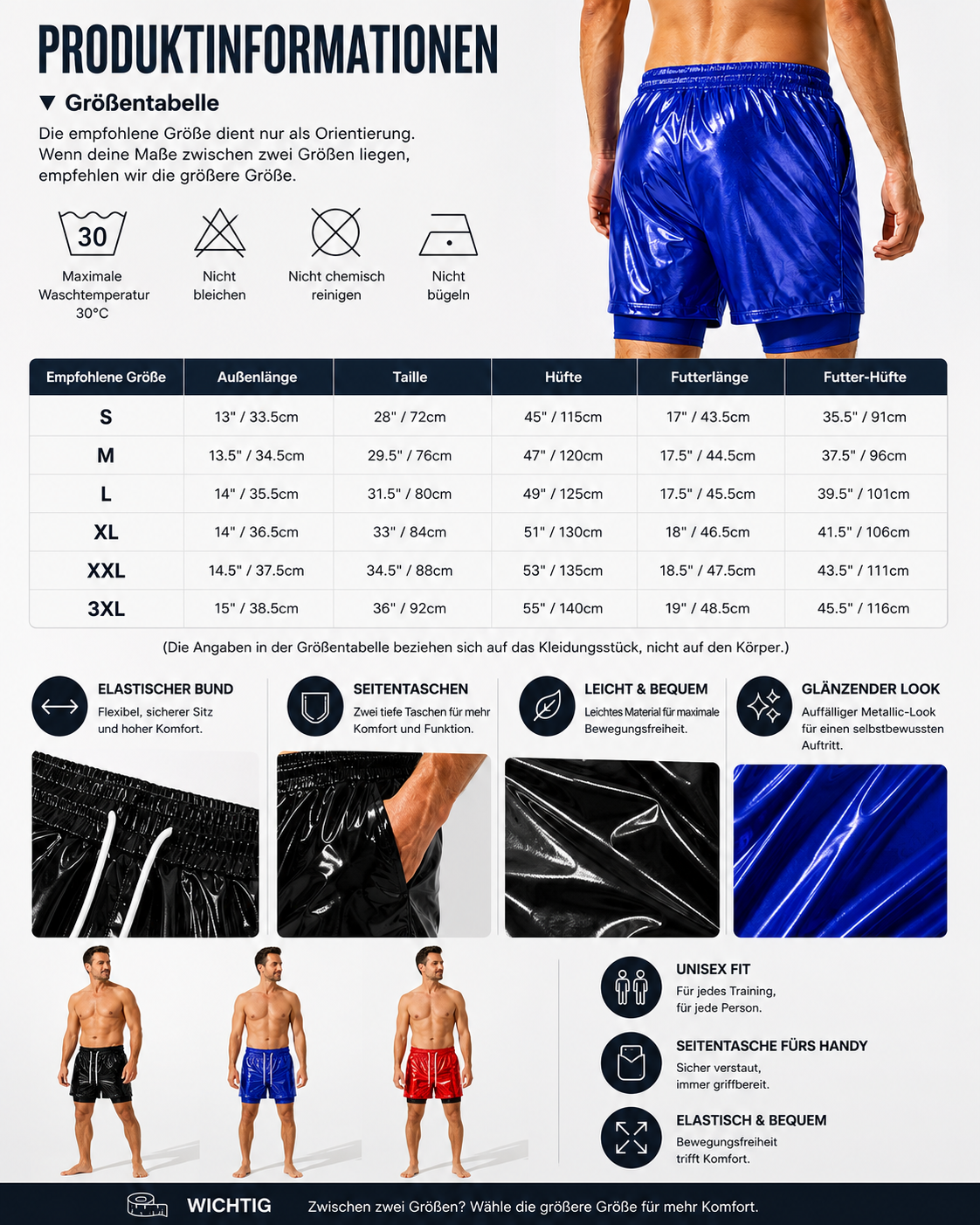 AquaFlex™ Swim Shorts