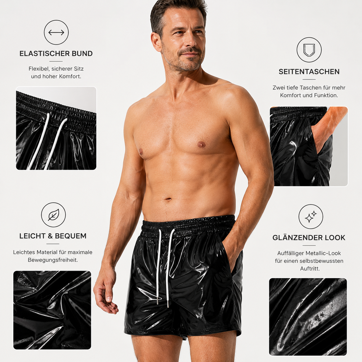 AquaFlex™ Swim Shorts