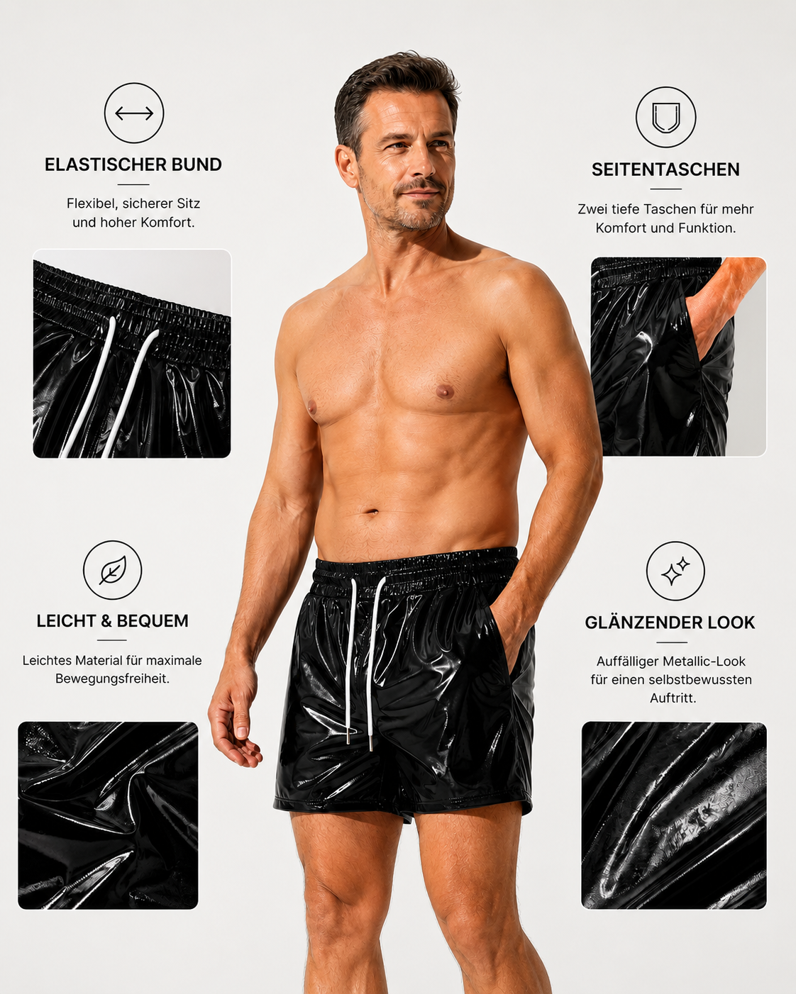 AquaFlex™ Swim Shorts