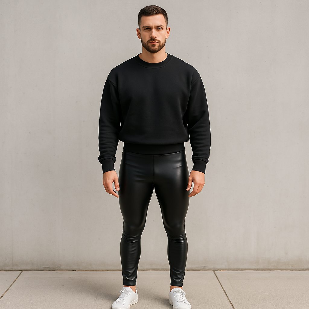 BootyGlow™ Kunstlederleggings