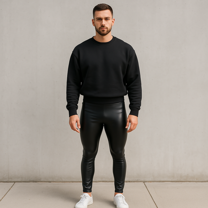 BootyGlow™ Kunstlederleggings