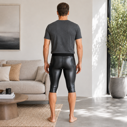 Shorts de cuero sintético CurveSculpt™