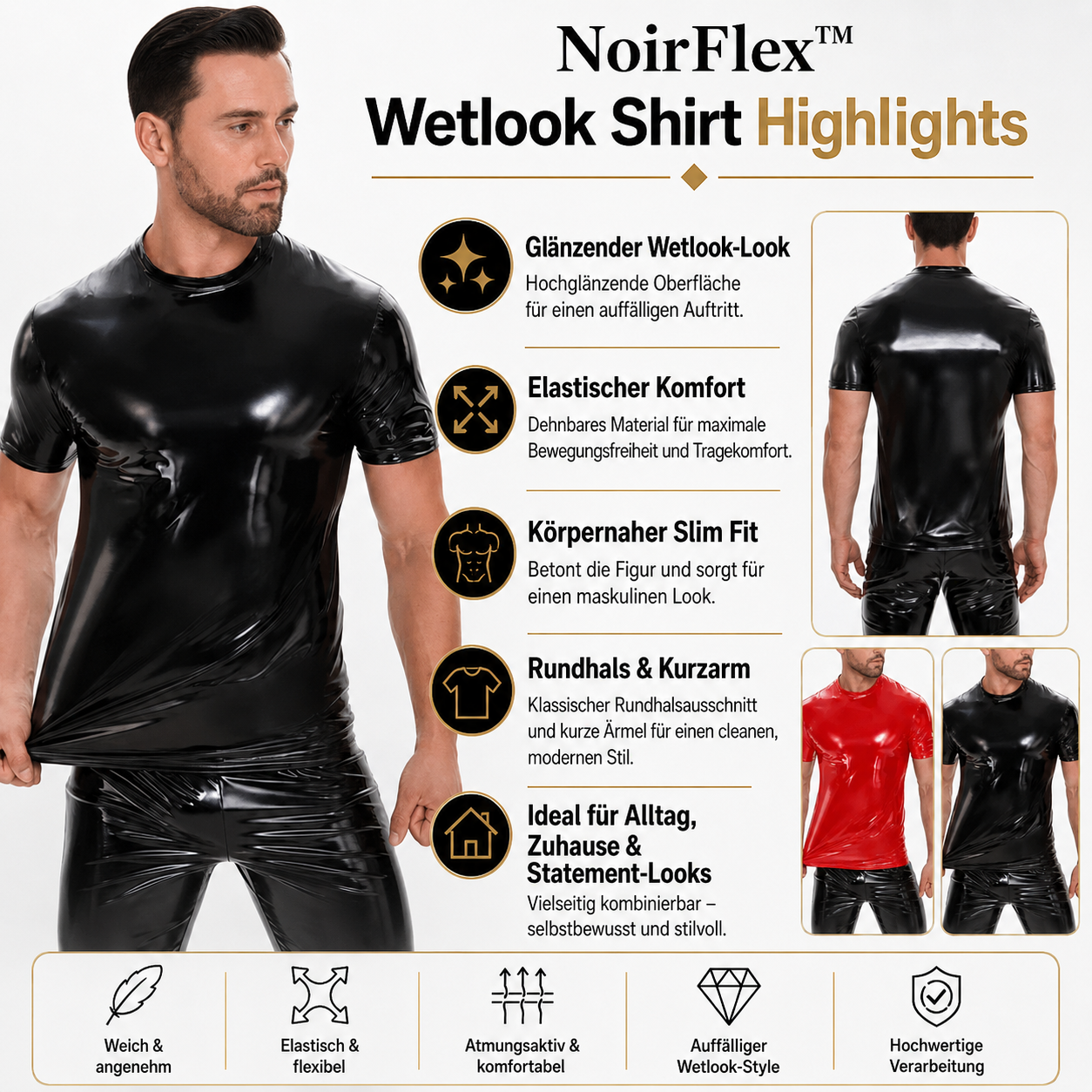 NoirCore™ Wetlook Tank