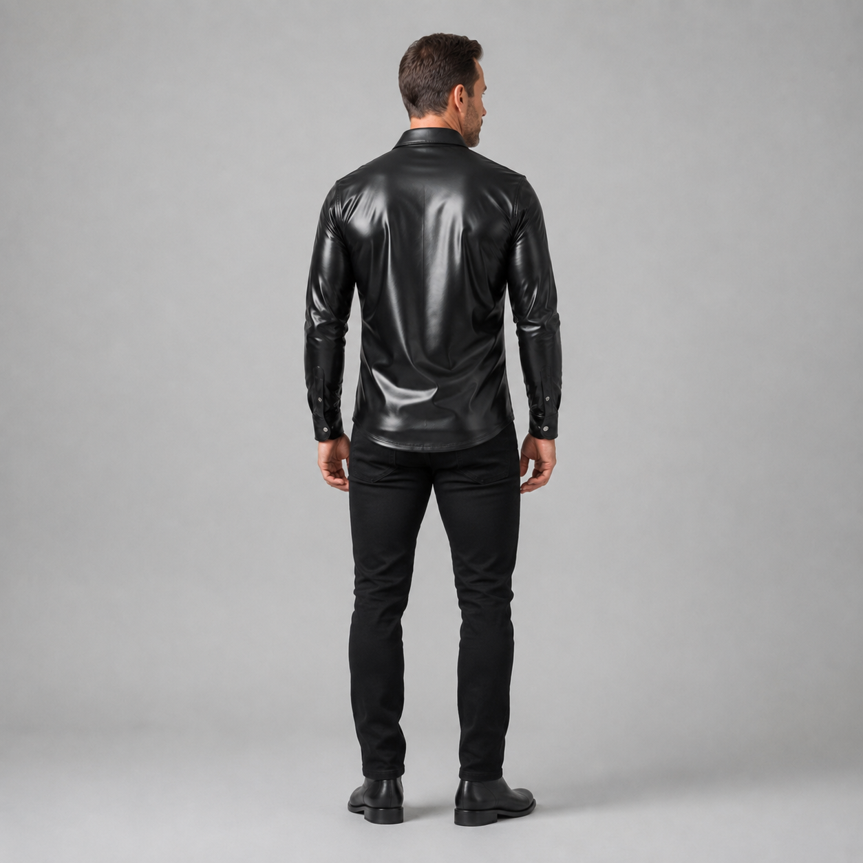 NoirEdge™ Wetlook Hemd