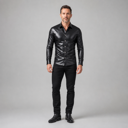 NoirEdge™ Wetlook Hemd