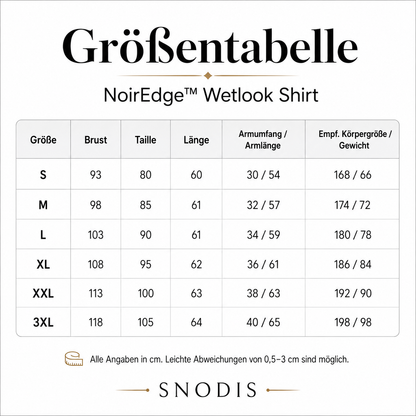 NoirEdge™ Wetlook Hemd