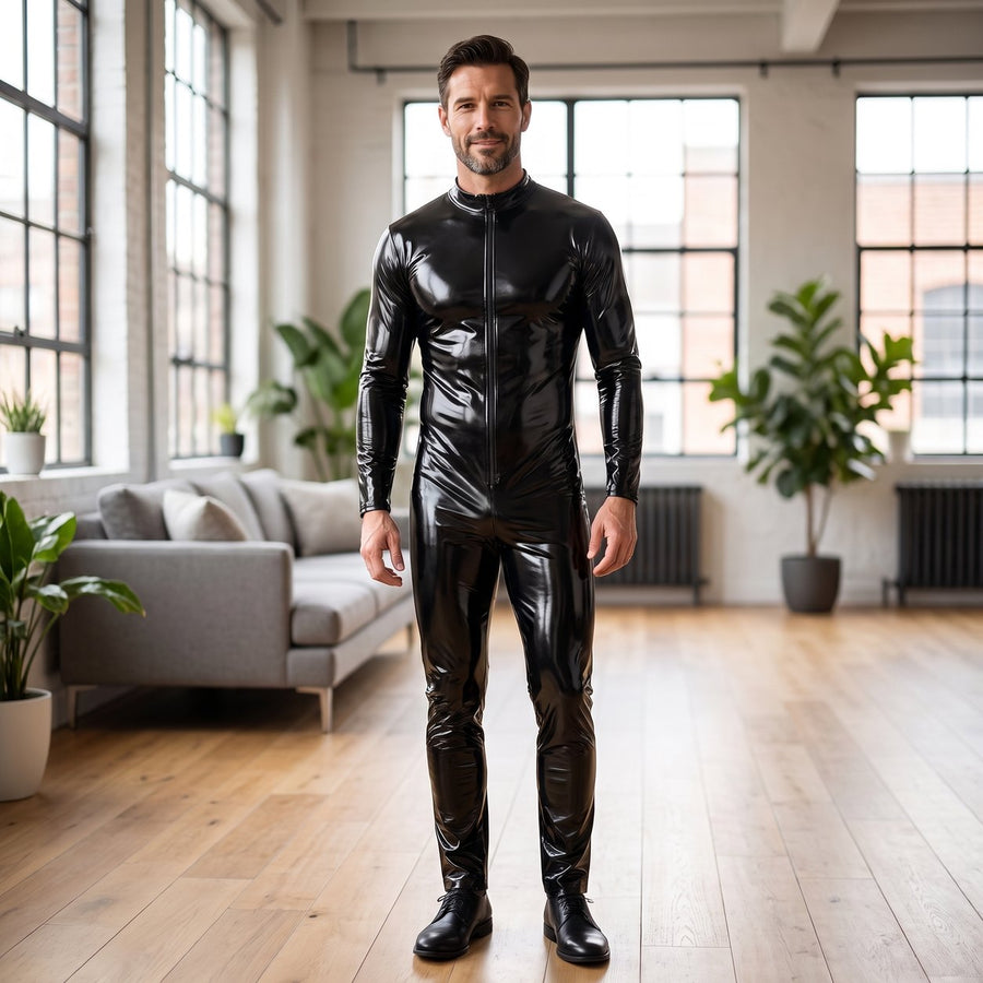 NoirSuit™ Wetlook Bodysuit