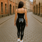 ShinyGlow™ Kunstlederleggings