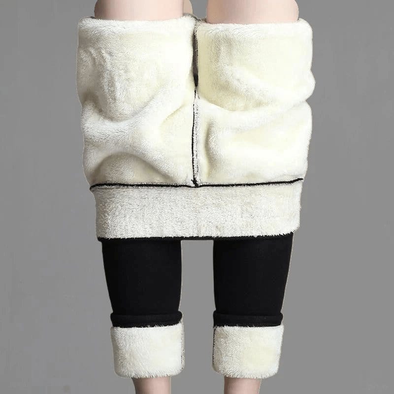 Hochtaillierte Feinwoll - Winterleggings - Snodis.