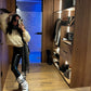 ShinyGlow™ Kunstlederleggings